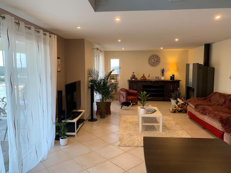 Villa Vue Sur Etang 8 Personnes Spacieuse Et Calme Narbona Esterno foto